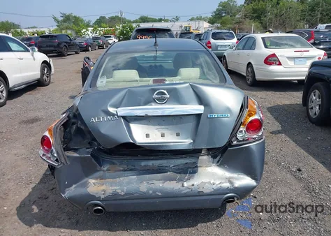 2010 Nissan Altima Hybrid from USA, damaged, VIN 1N4CL2AP8AC146163